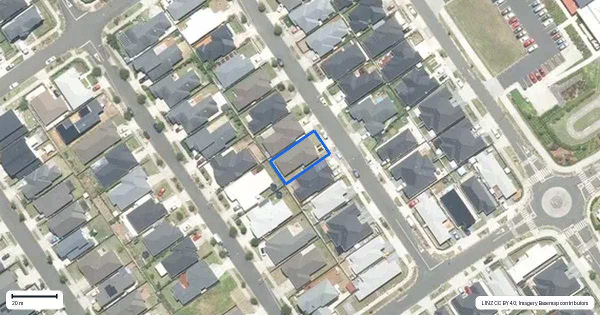Property context map for 15 Kapia Street, Pukekohe