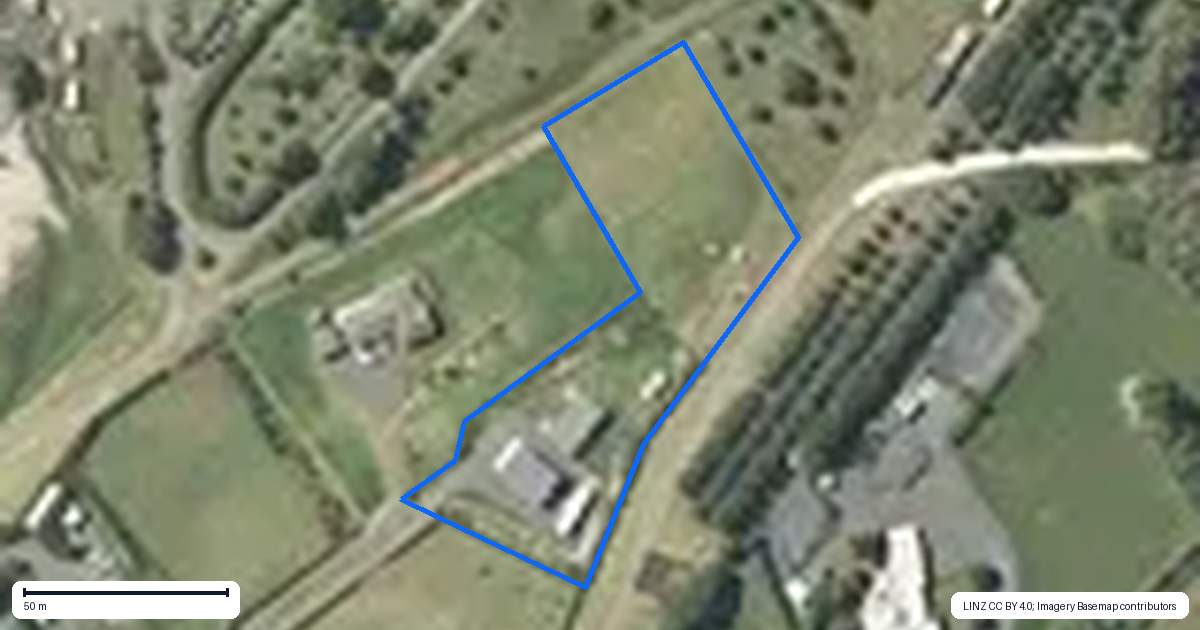 Property context map for 66B Wayside Road, Te Kauwhata