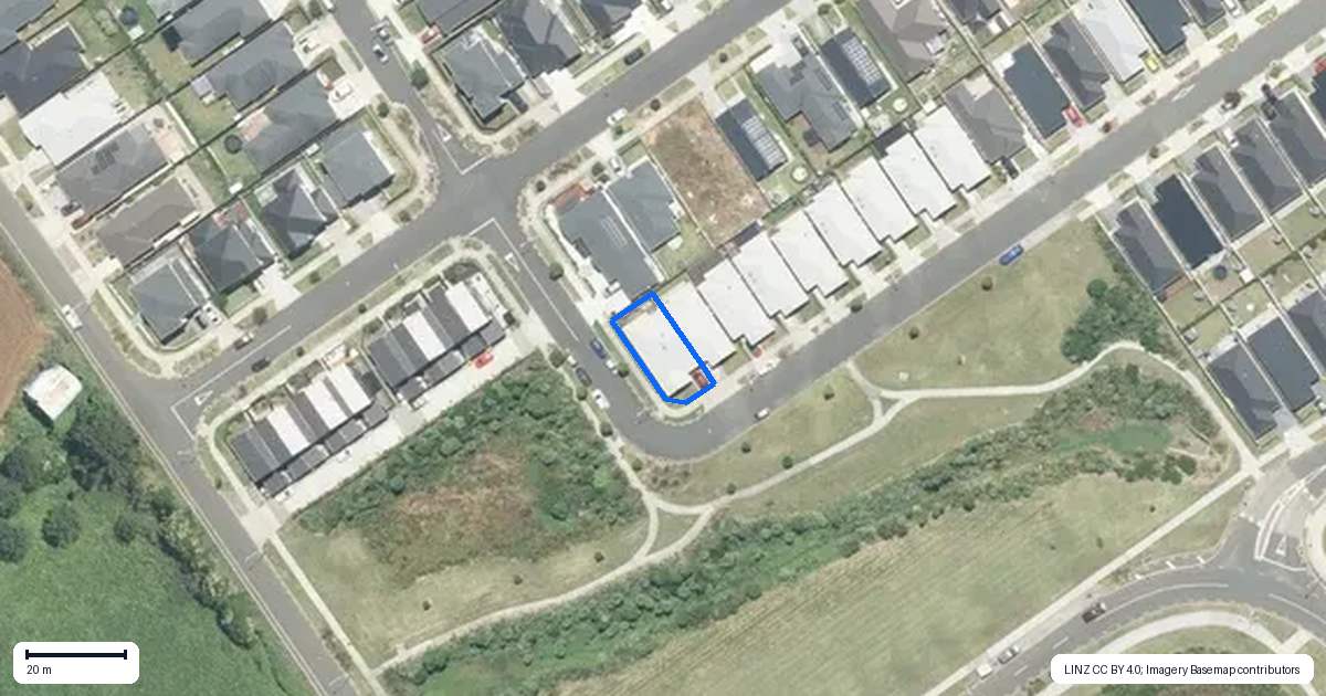 Property context map for 30 Koropupu Street, Pukekohe