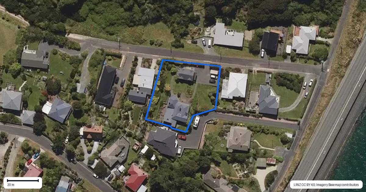 Property context map for 7 Wren Lane, Saint Leonards, Dunedin