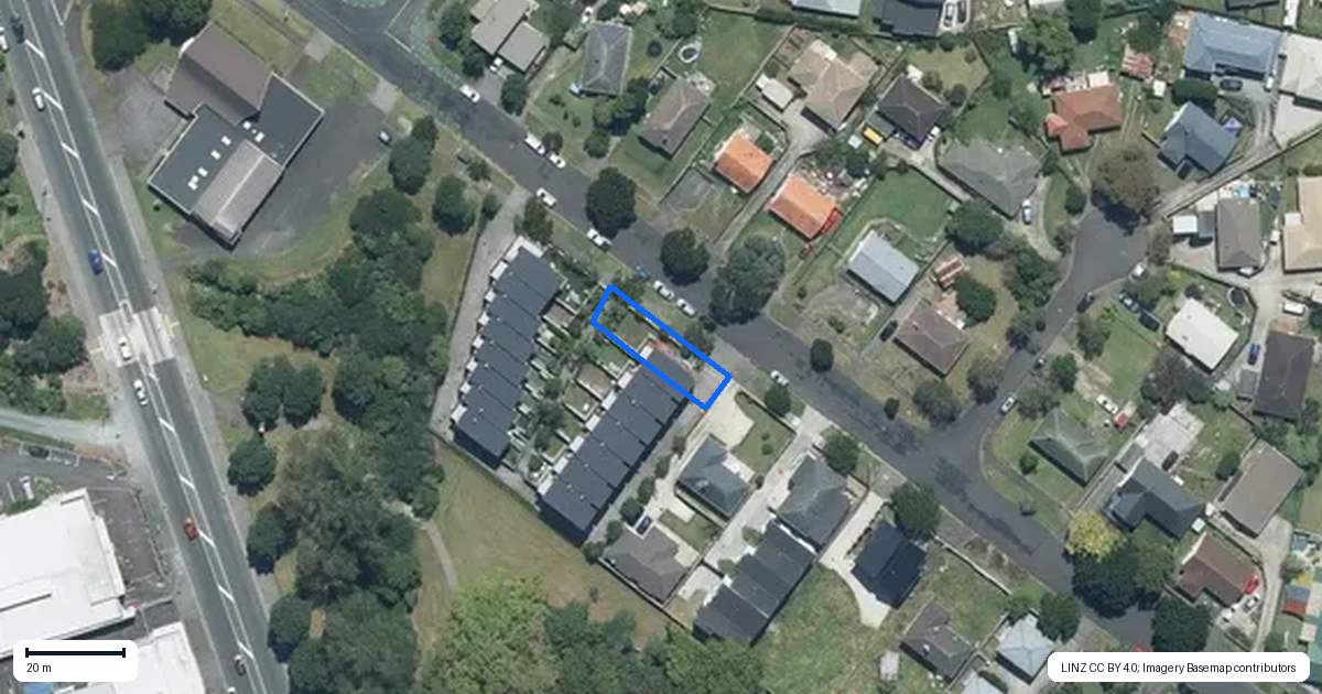 Property context map for 9/9 Eastview Road, Glen Innes, Auckland