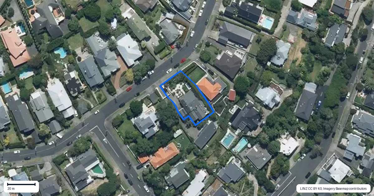 Property context map for 37 Bell Road, Remuera, Auckland