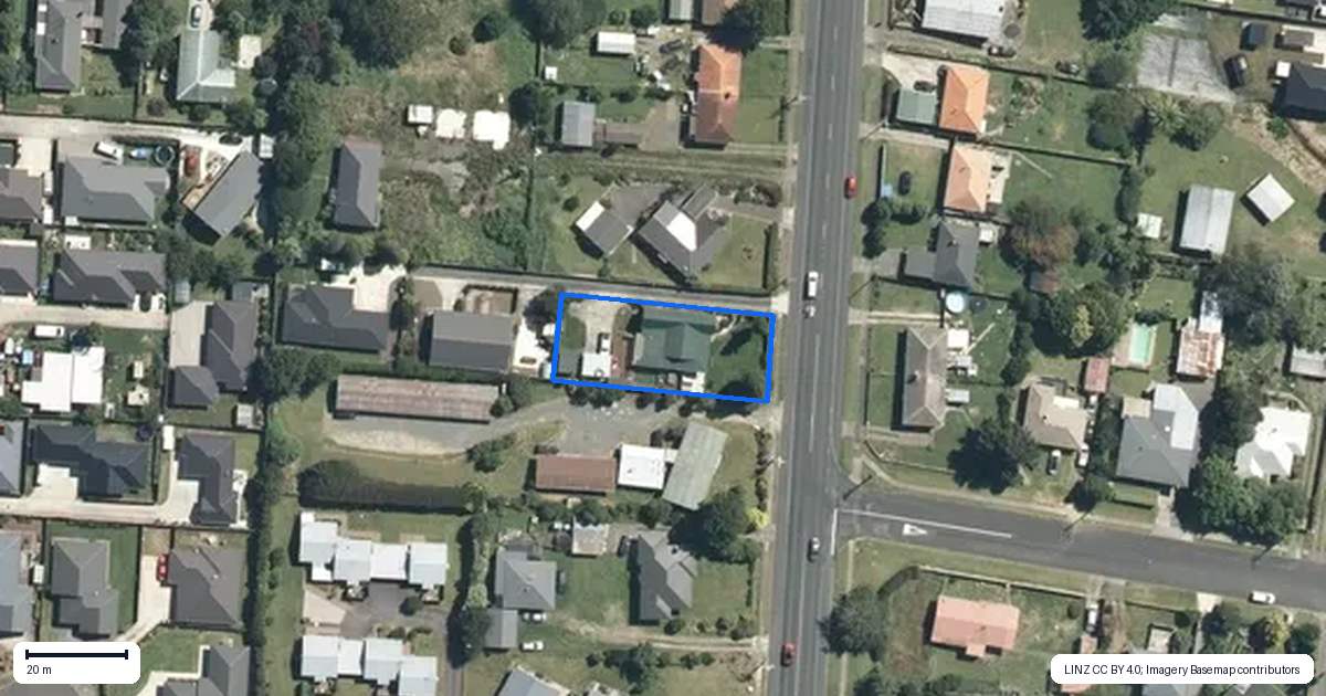 Property context map for 1/94 Lyon Street, Kihikihi, Te Awamutu