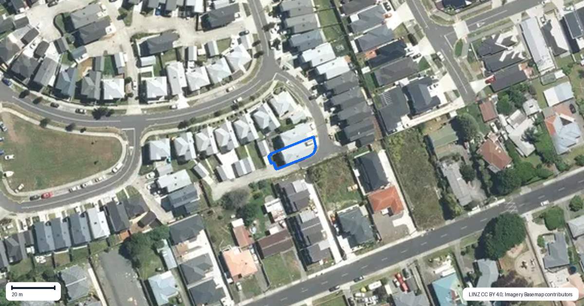 Property context map for 6 Riroriro Close, Papakura