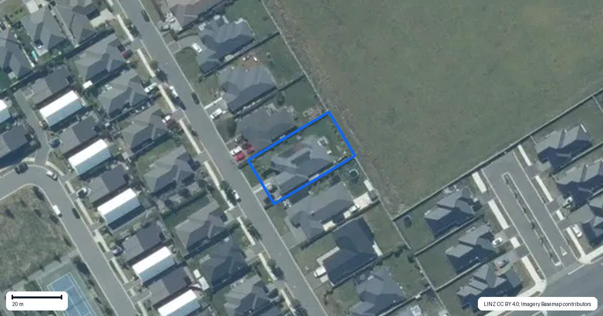 Property context map for 33 Thames Drive, Rolleston