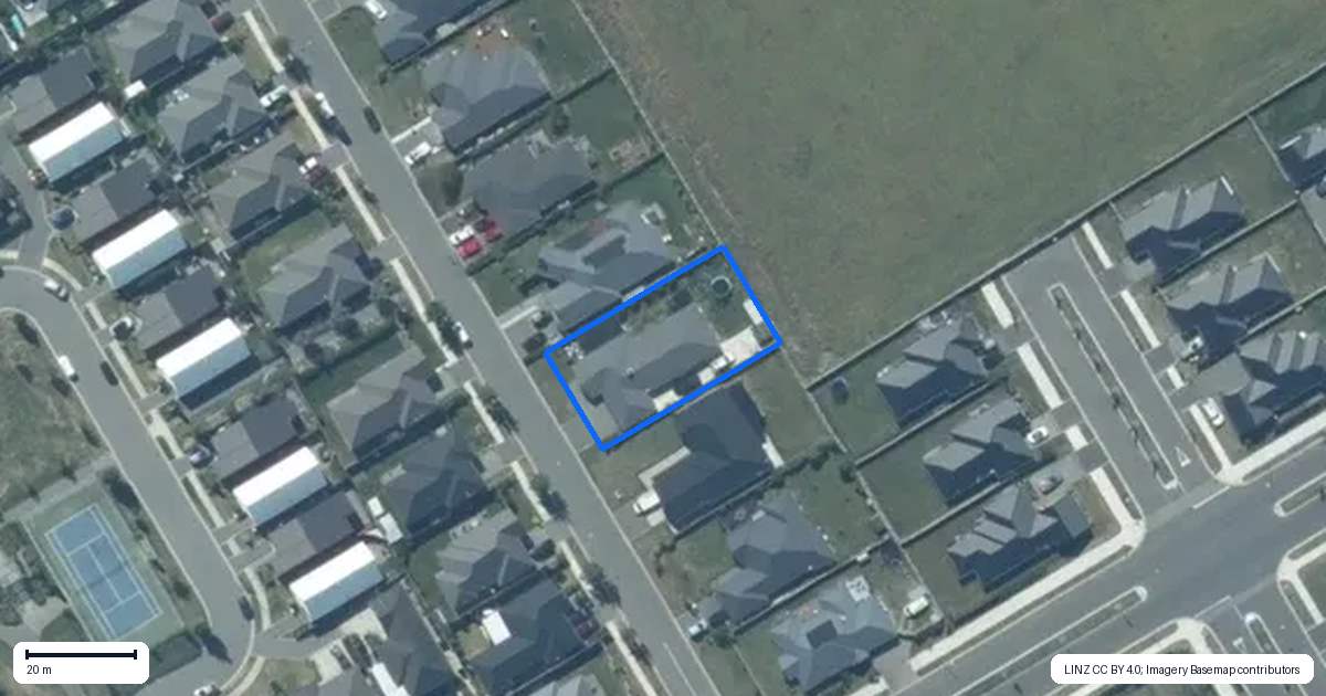 Property context map for 35 Thames Drive, Rolleston