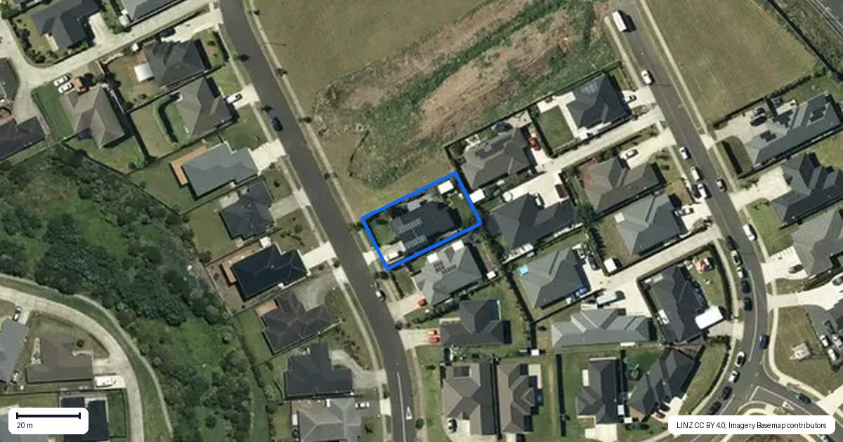 Property context map for 22 Helenvale Crescent, Pokeno