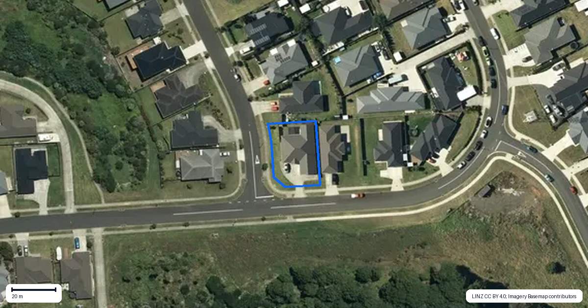 Property context map for 16 Helenvale Crescent, Pokeno