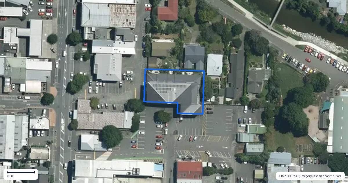 Property context map for 102/1 Harley Street, Nelson