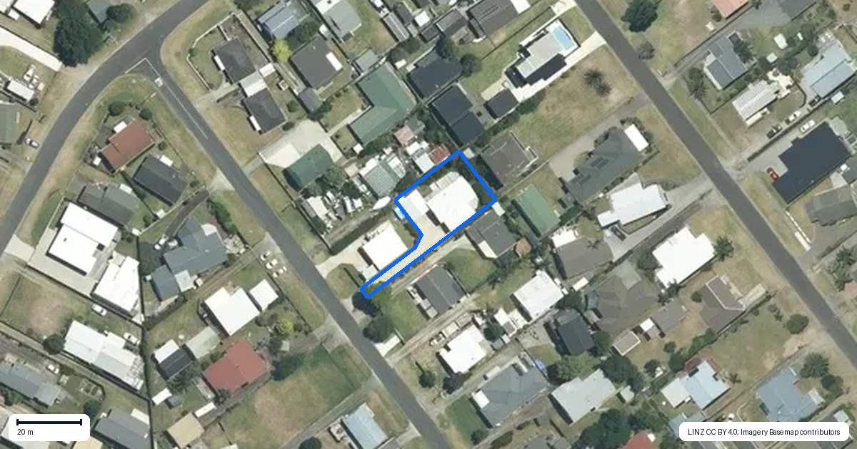 Property context map for 104B Exeter Road, Whangamata