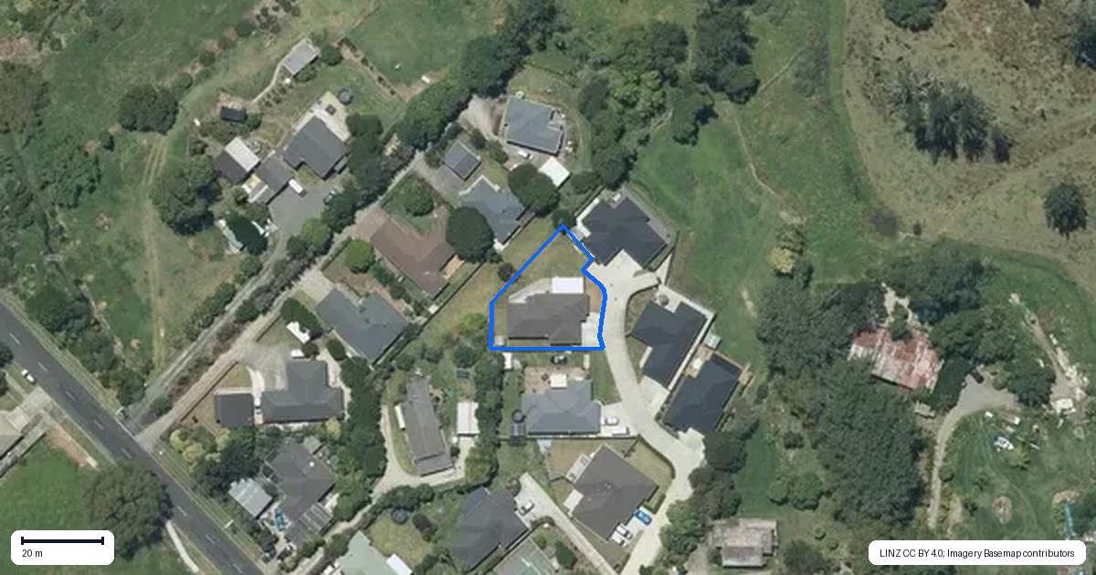 Property context map for 9 Riverboat Lane, Helensville