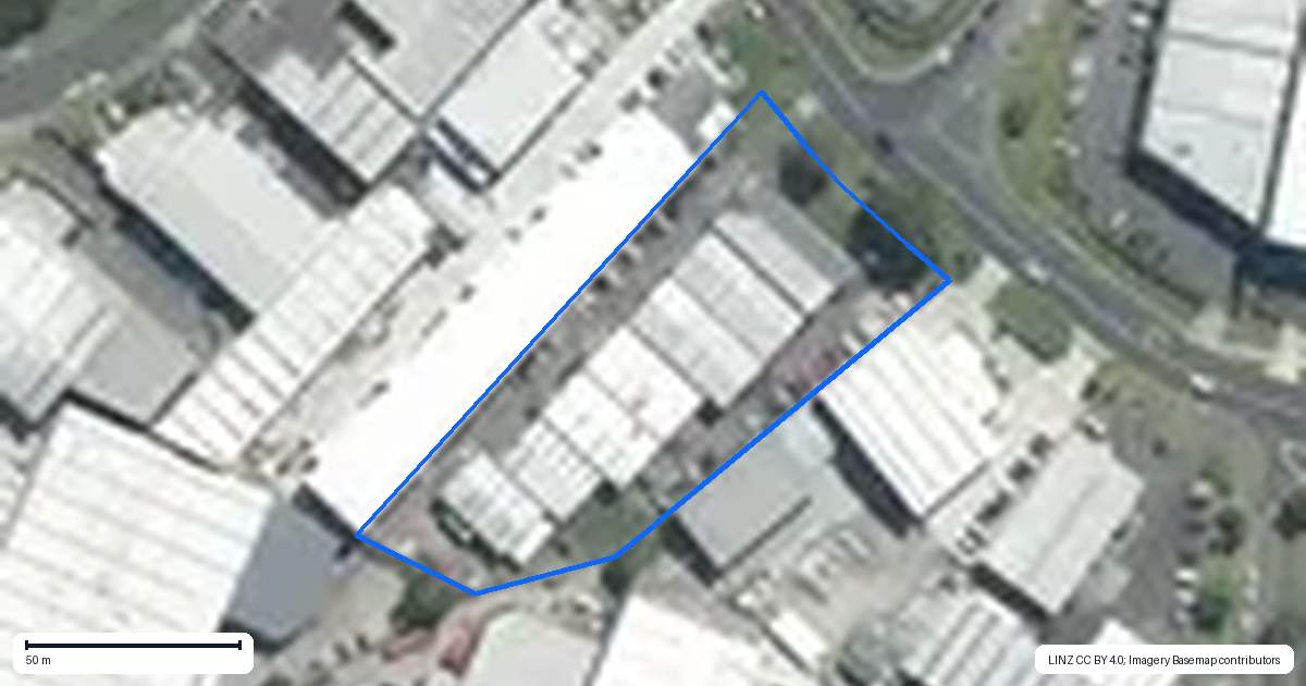 Property context map for 38F Allens Road, East Tamaki, Auckland