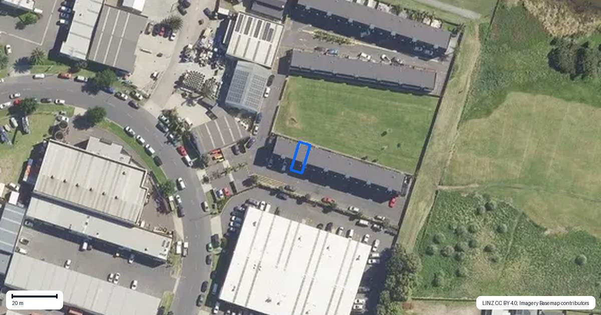 Property context map for 3/18 Ashley Place, Papamoa Beach, Papamoa