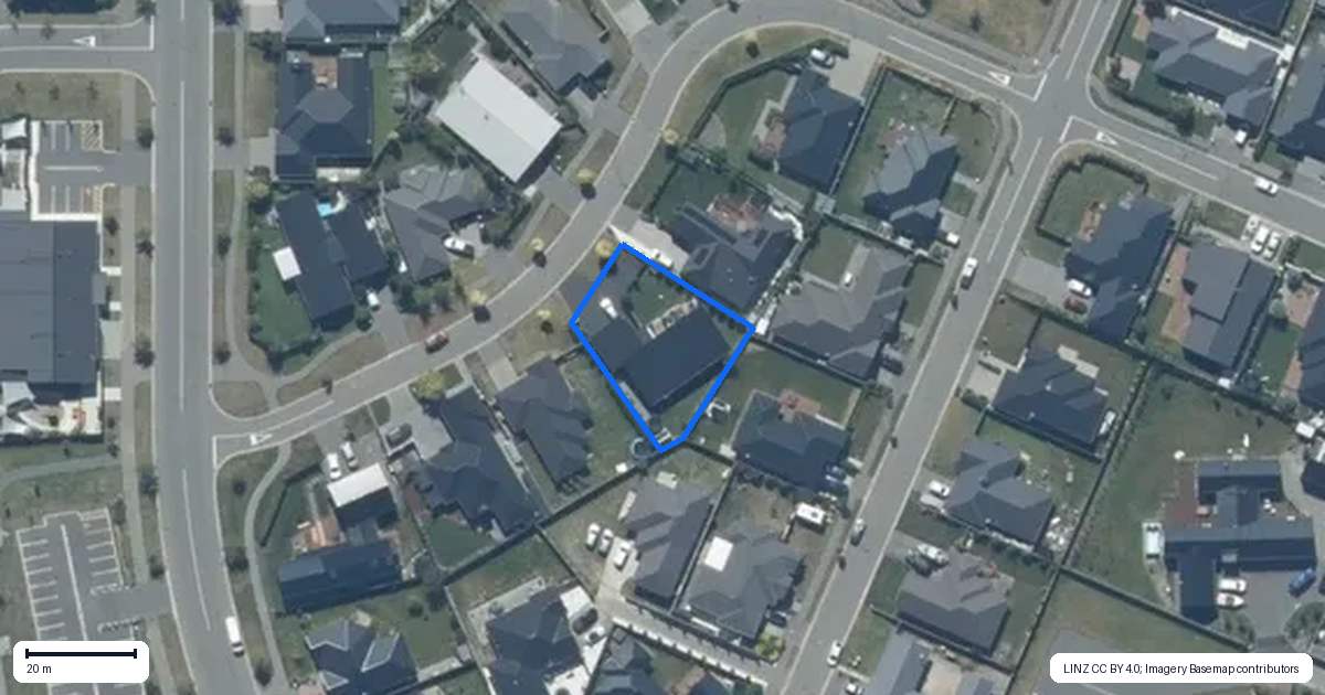 Property context map for 8 Zabeel Street, Lincoln