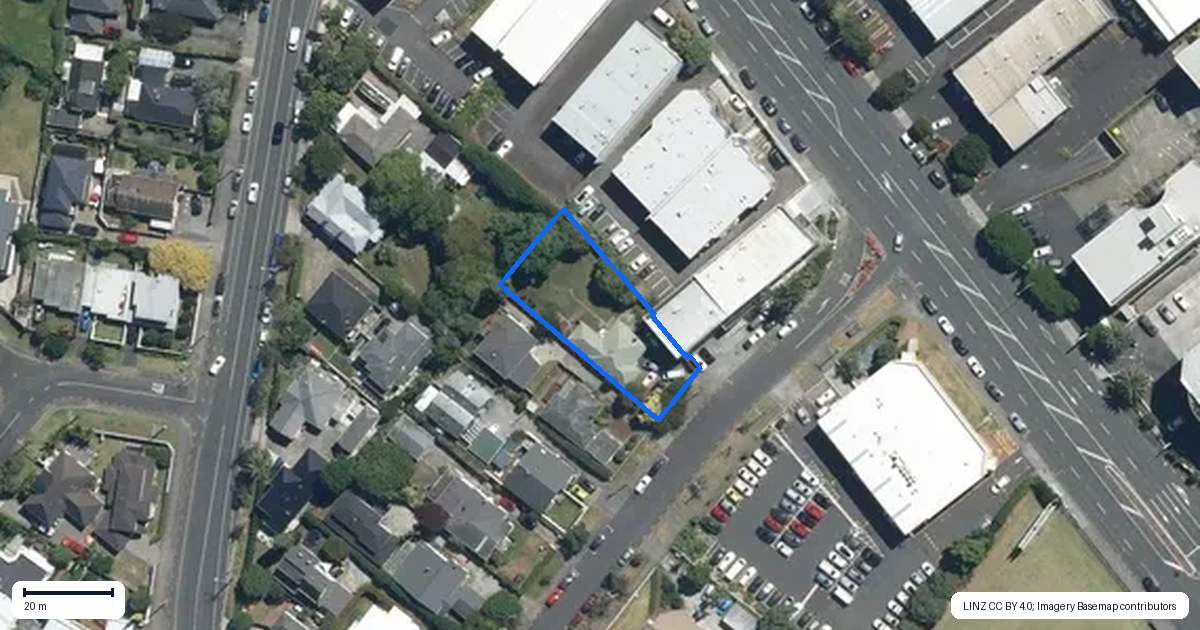 Property context map for 1 Marei Road, Ellerslie, Auckland