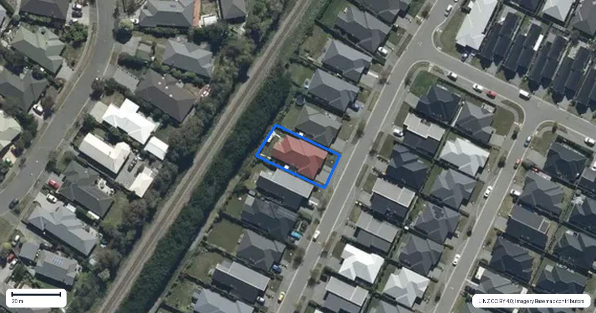 Property context map for 23 Robert Duncan Road, Belfast, Christchurch