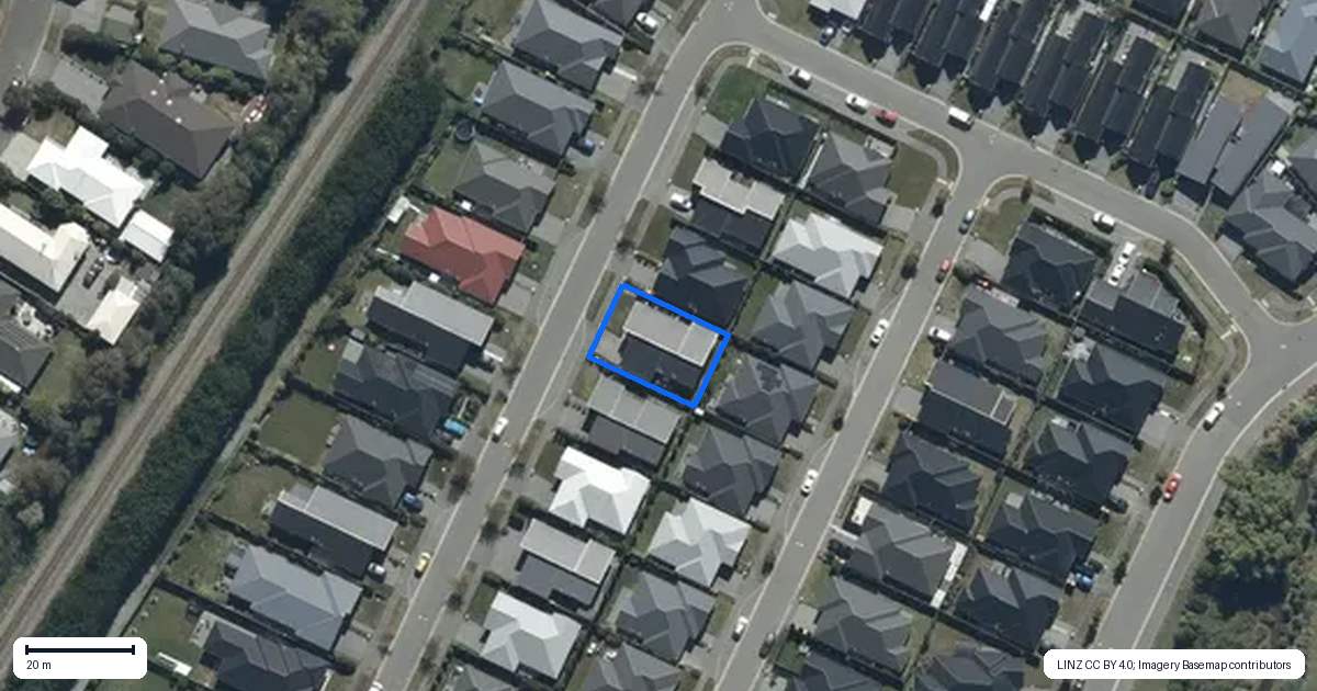 Property context map for 18 Robert Duncan Road, Belfast, Christchurch
