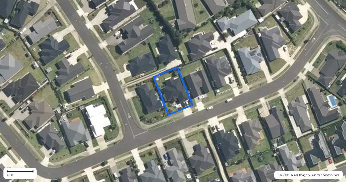 Property context map for 29 Oak Ridge Drive, Te Awamutu