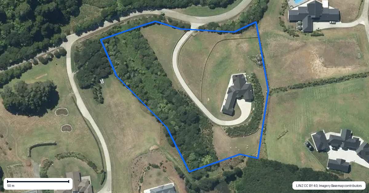 Property context map for 133 Mokoroa Valley Road, Waitakere, Auckland
