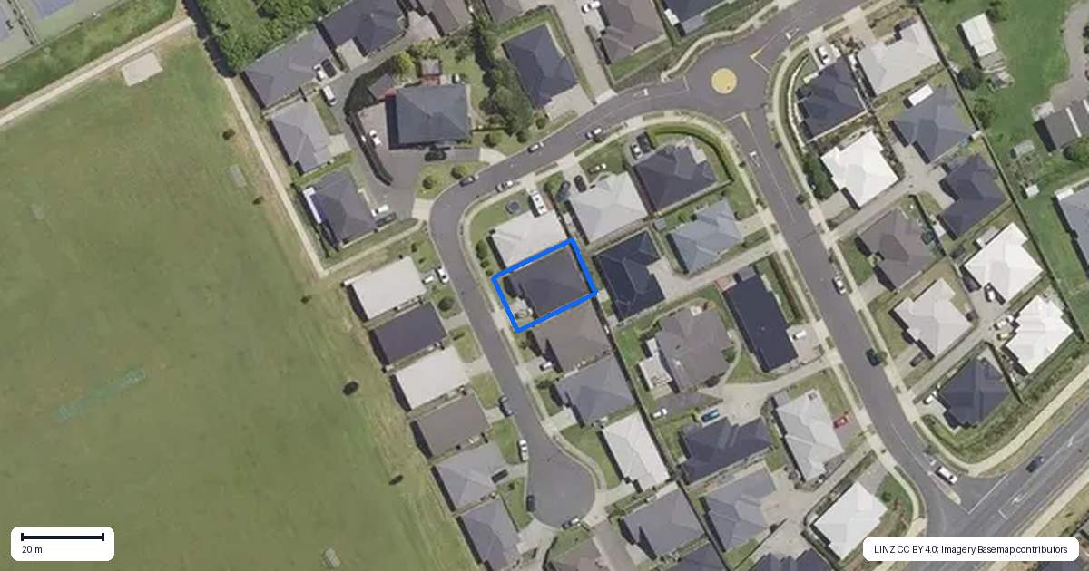 Property context map for 7 Richardson Road, Omokoroa