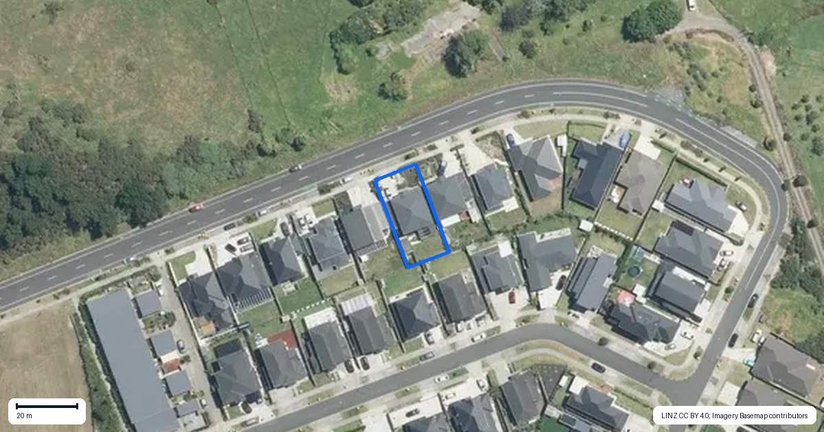 Property context map for 539 Old Wairoa Road, Papakura