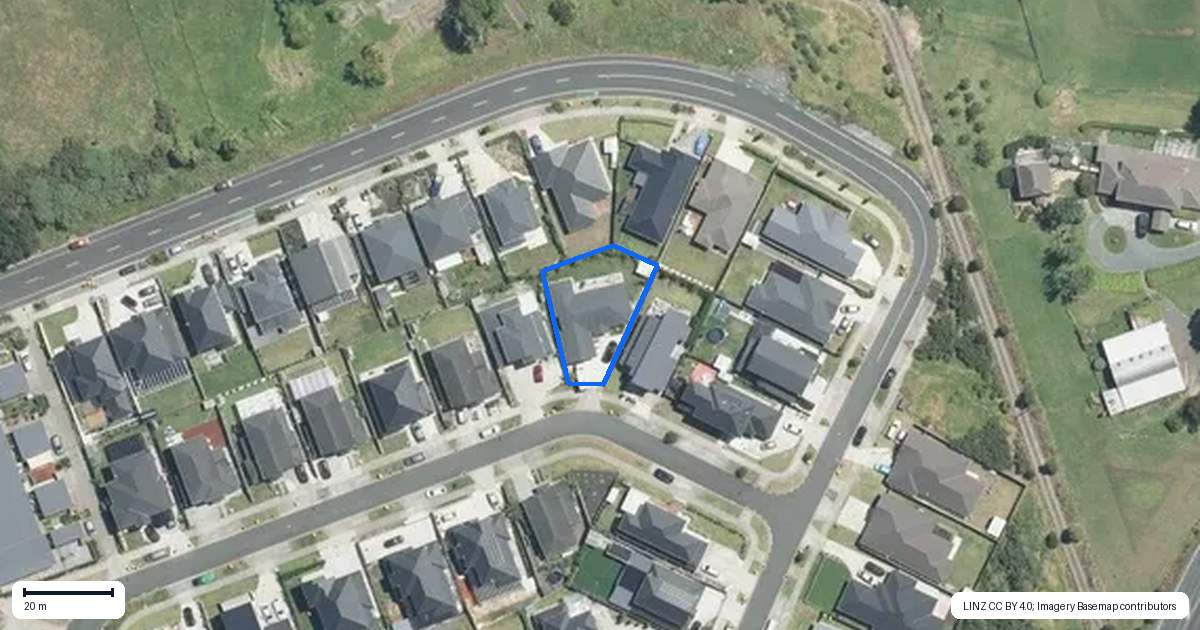 Property context map for 5 Te Aramanu Crescent, Papakura