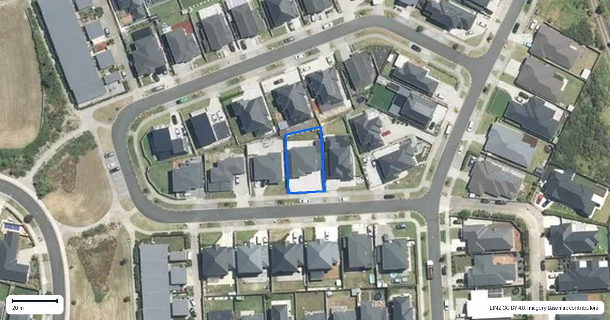 Property context map for 22 Te Aramanu Crescent, Papakura