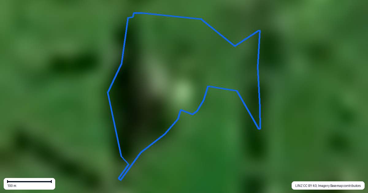 Property context map for 159 Te Manuiri Road, Omakere
