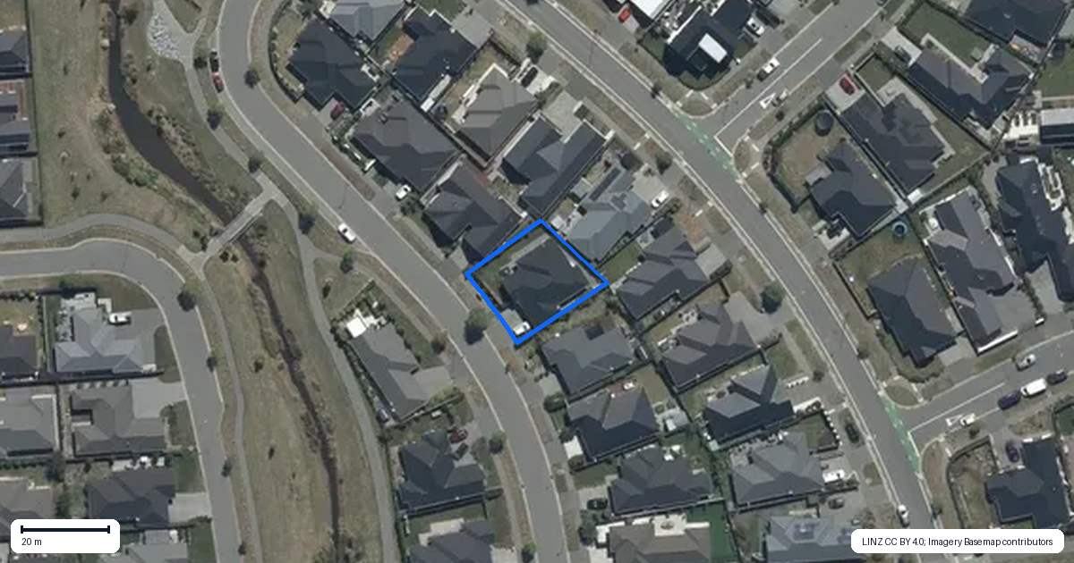Property context map for 9 Pajet Street, Marshland, Christchurch
