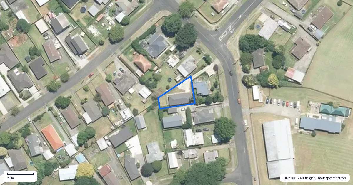 Property context map for 22A Beatty Road, Pukekohe