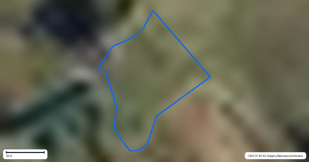 Property context map for 425 Daggs Road, Bideford, Masterton