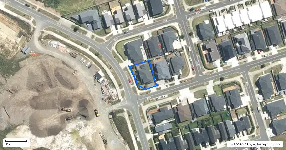 Property context map for 37 Papareia Road, Karaka, Papakura