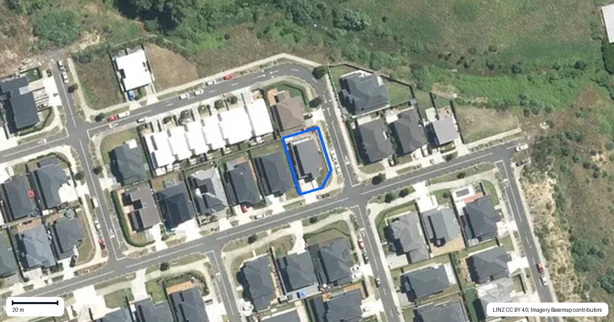 Property context map for 21 Papareia Road, Karaka, Papakura