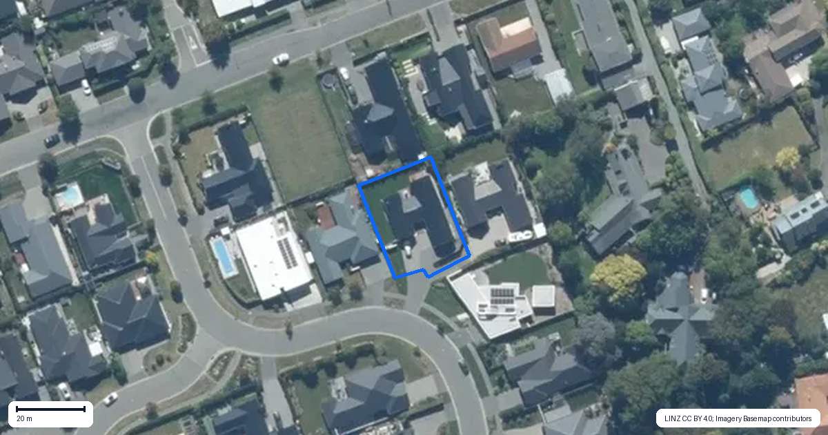 Property context map for 7 Ardrossan Way, Tai Tapu