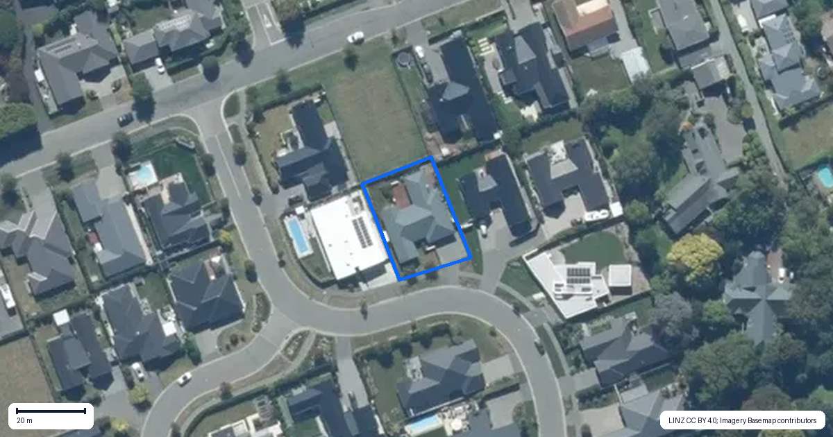 Property context map for 5 Ardrossan Way, Tai Tapu