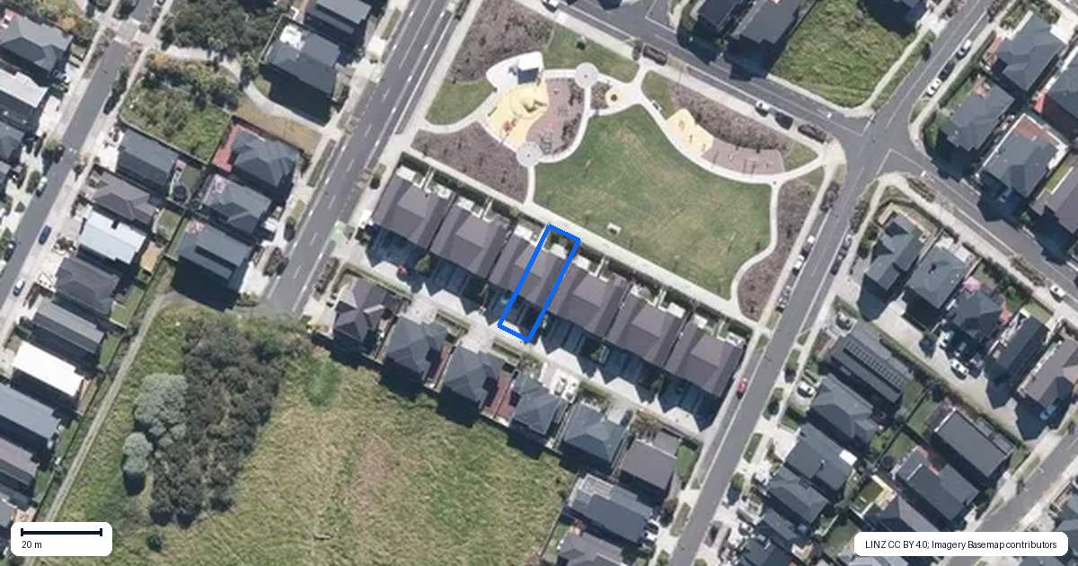Property context map for 13 Irving Place, Hobsonville, Auckland