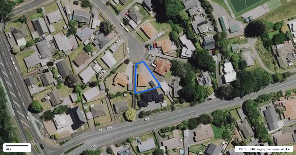 Property context map for 12 Cussen Street, Chartwell, Hamilton