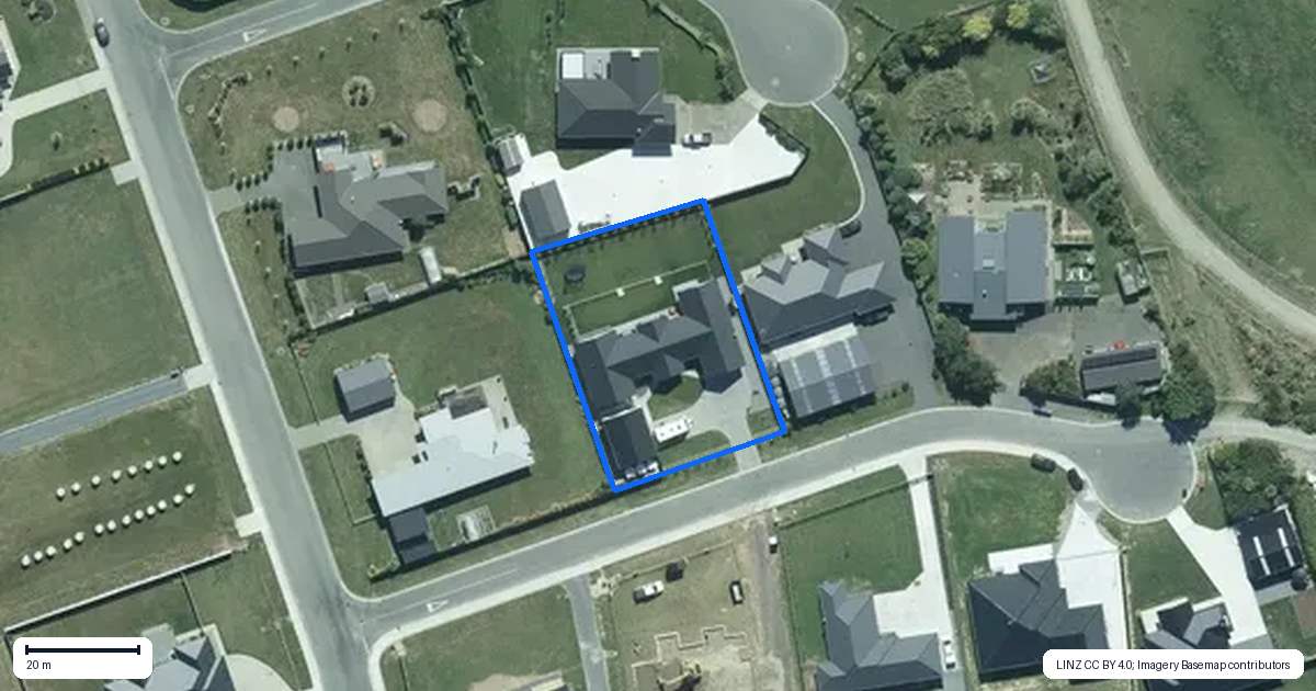 Property context map for 9 Pegasus Place, Seaward Bush, Invercargill