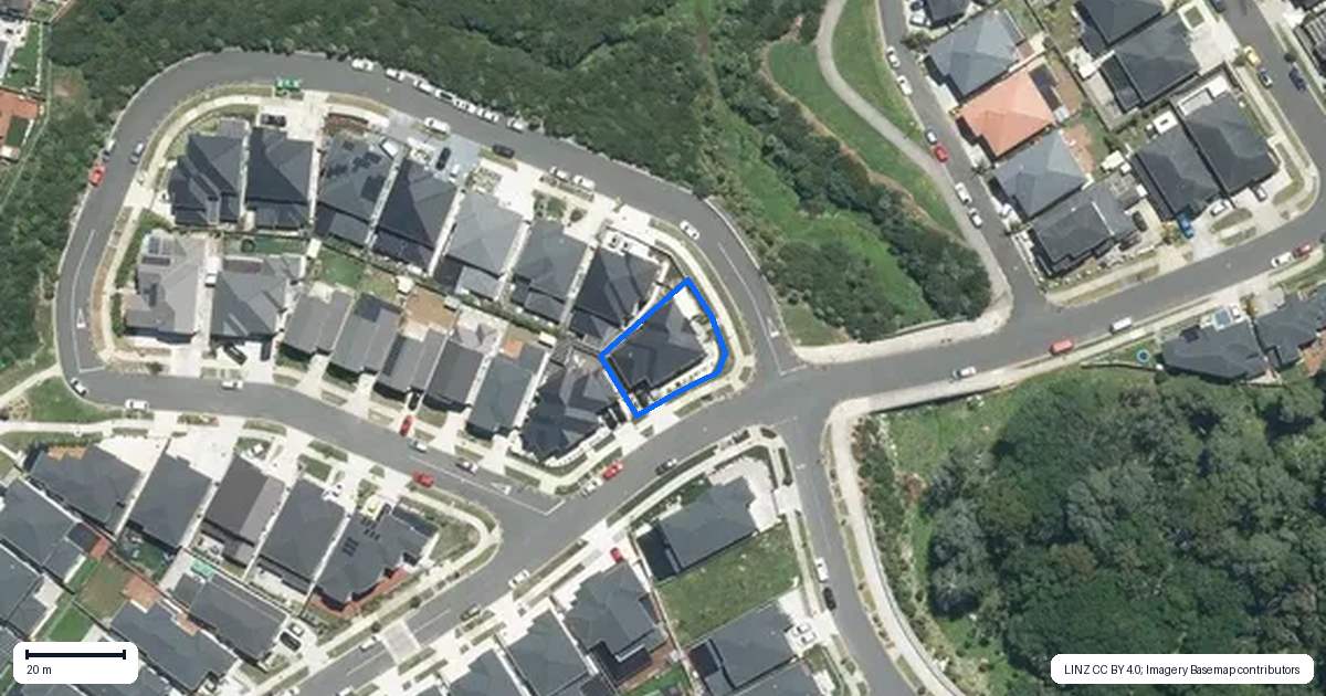 Property context map for 1 Gurtin Road, Flat Bush, Auckland