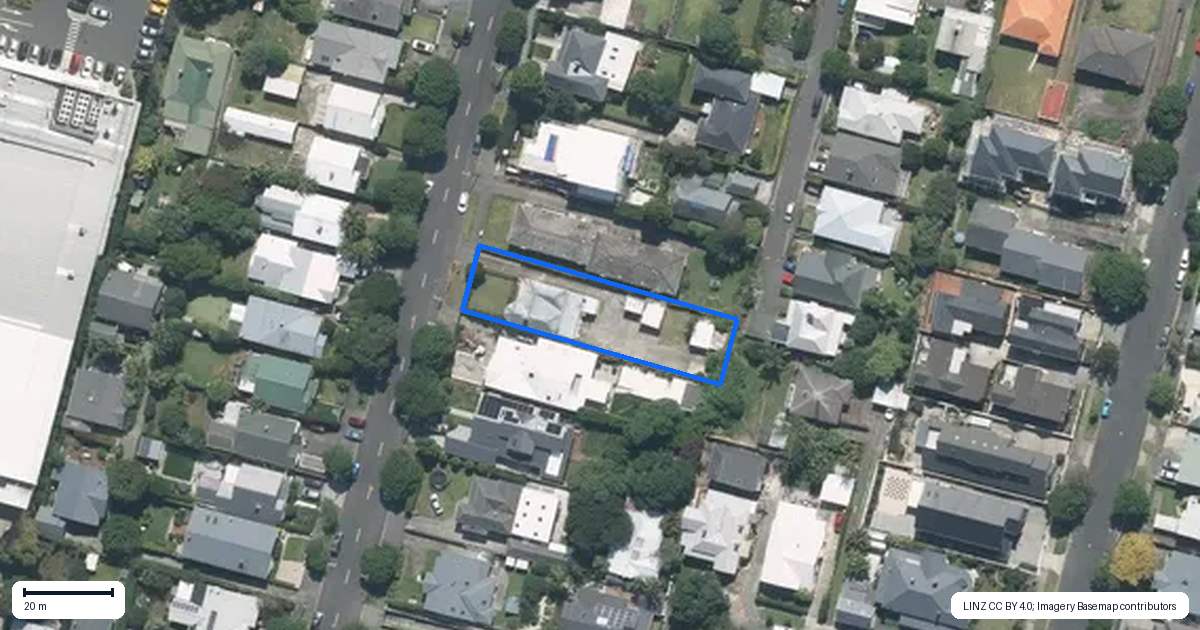 Property context map for 12 Kenyon Avenue, Mount Eden, Auckland