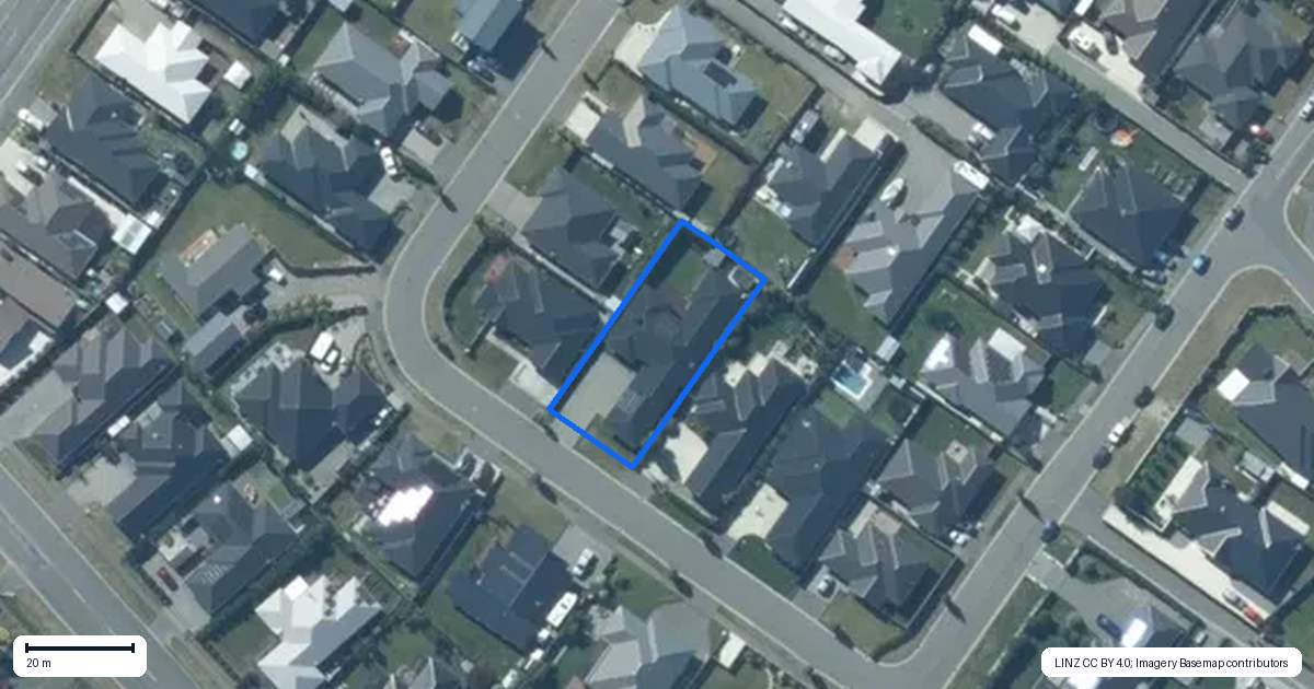Property context map for 8 Full Moon Lane, Rolleston