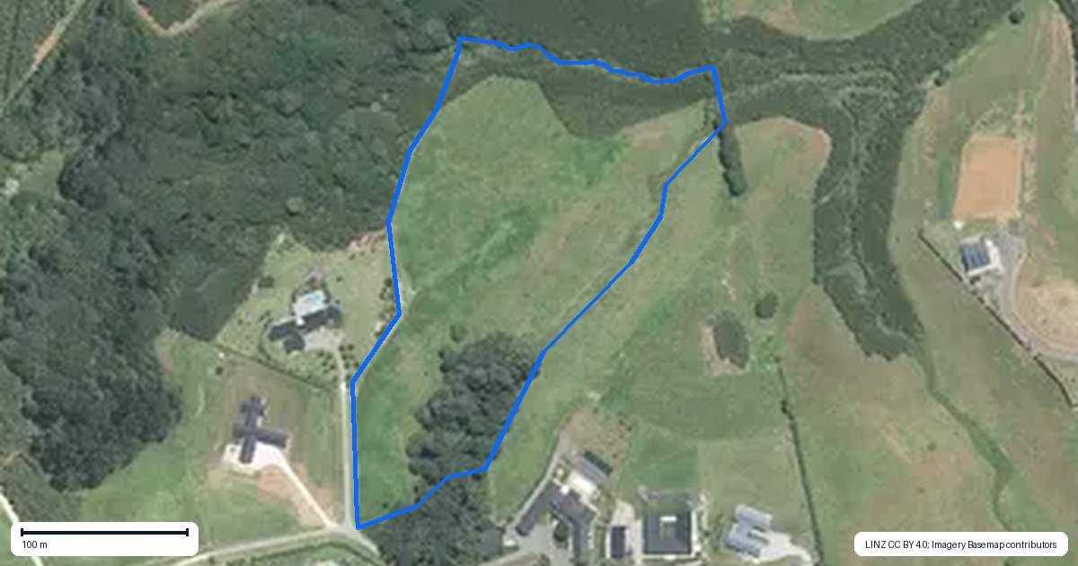 Property context map for 34 Loxton Lane, Paerata, Pukekohe