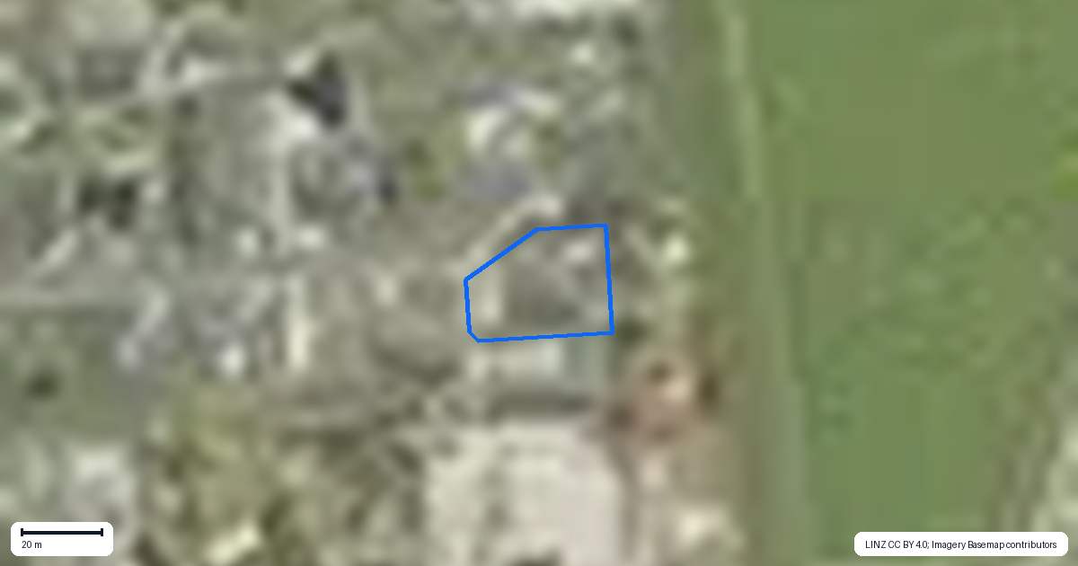 Property context map for 12 Penelope Place, Pongakawa