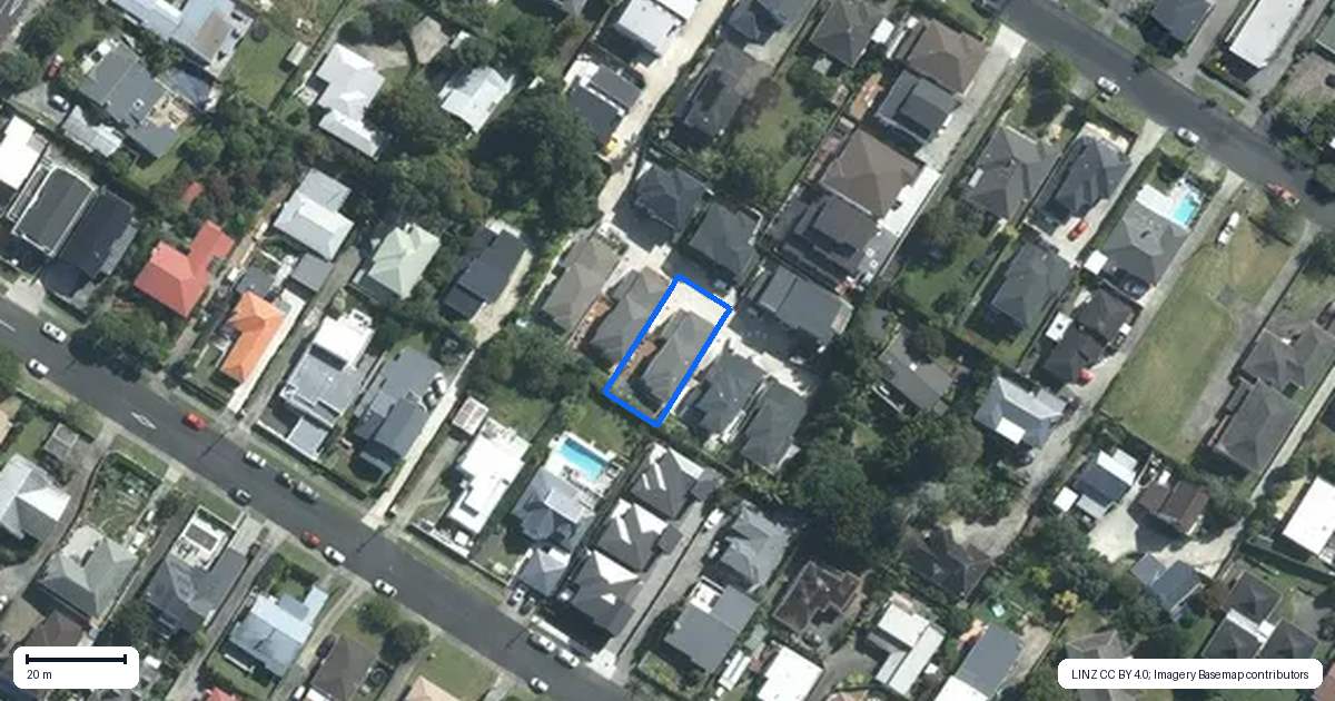 Property context map for 3/65 Francis Street, Hauraki, Auckland