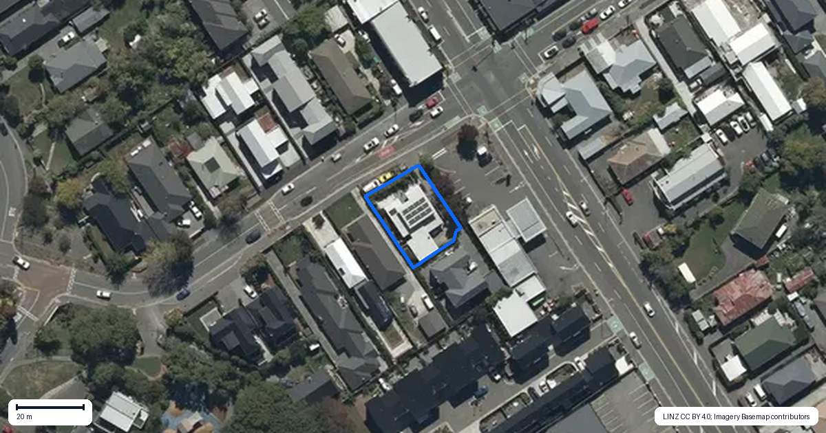 Property context map for 94 Westminster Street, St Albans, Christchurch
