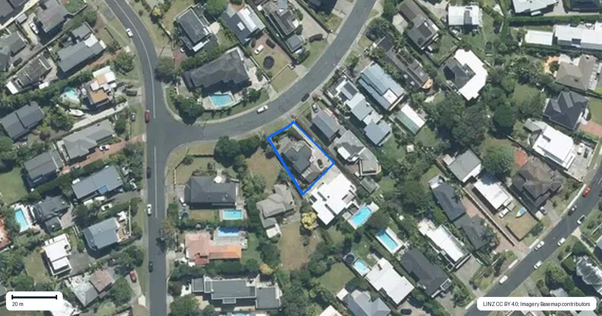 Property context map for 3 Vaughan Crescent, Murrays Bay, Auckland