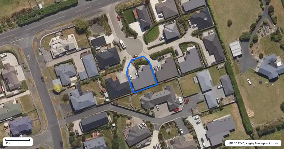 Property context map for 8 Catalina Lane, Waldronville, Dunedin