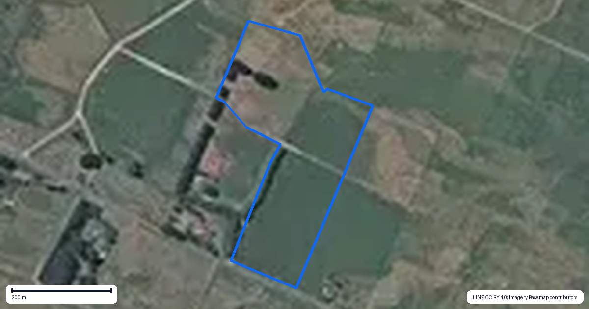 Property context map for 428 Waitarere Beach Road, Waitarere, Levin