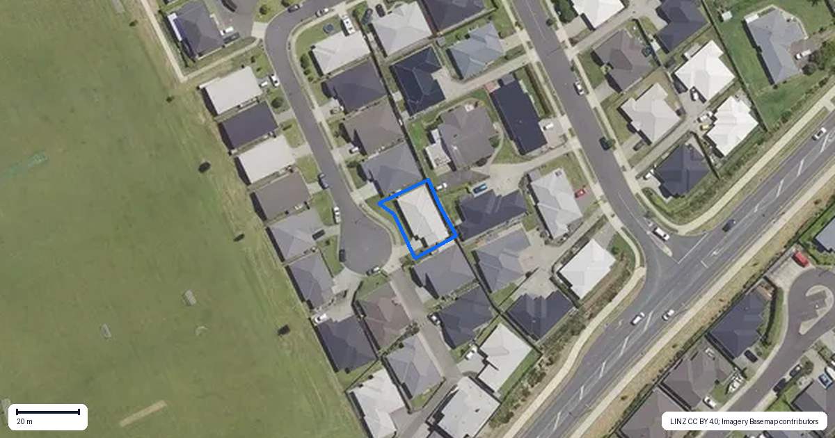 Property context map for 13 Richardson Road, Omokoroa