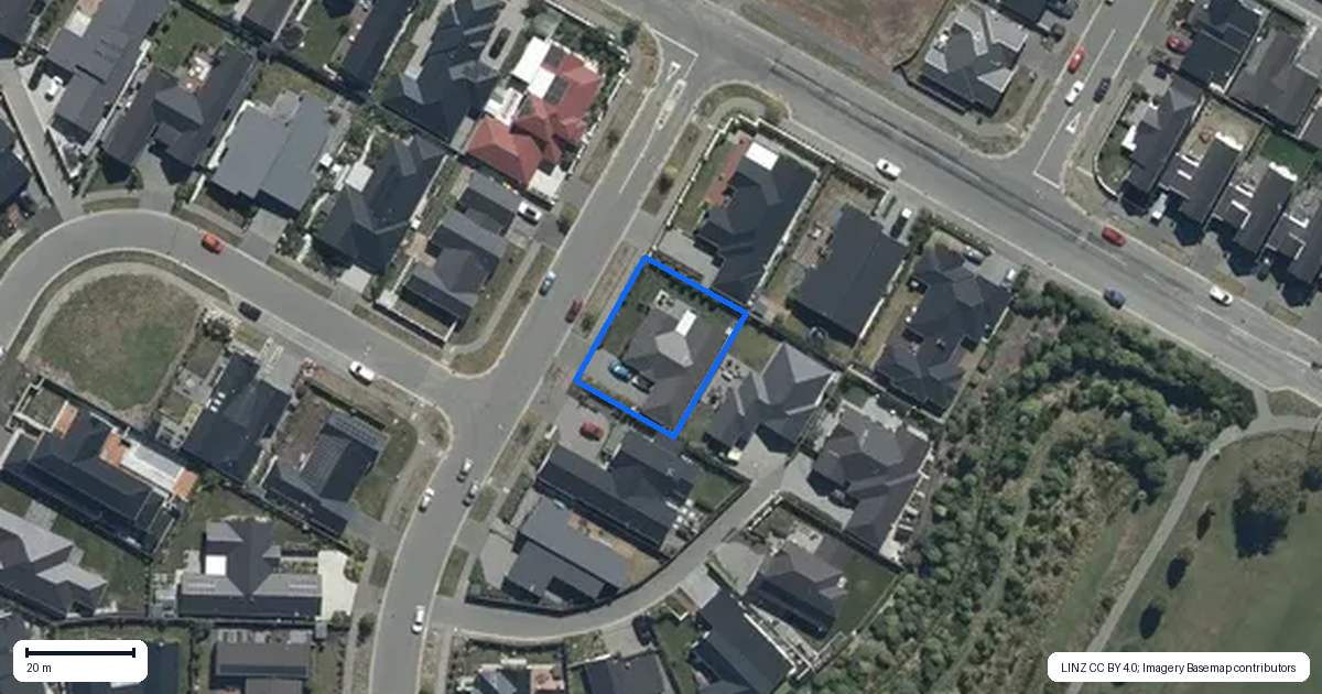 Property context map for 3 Walter Case Drive, Casebrook, Christchurch